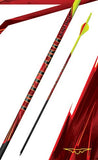 Black Eagle Outlaw Fletched Crested Arrows  -  6 Pack